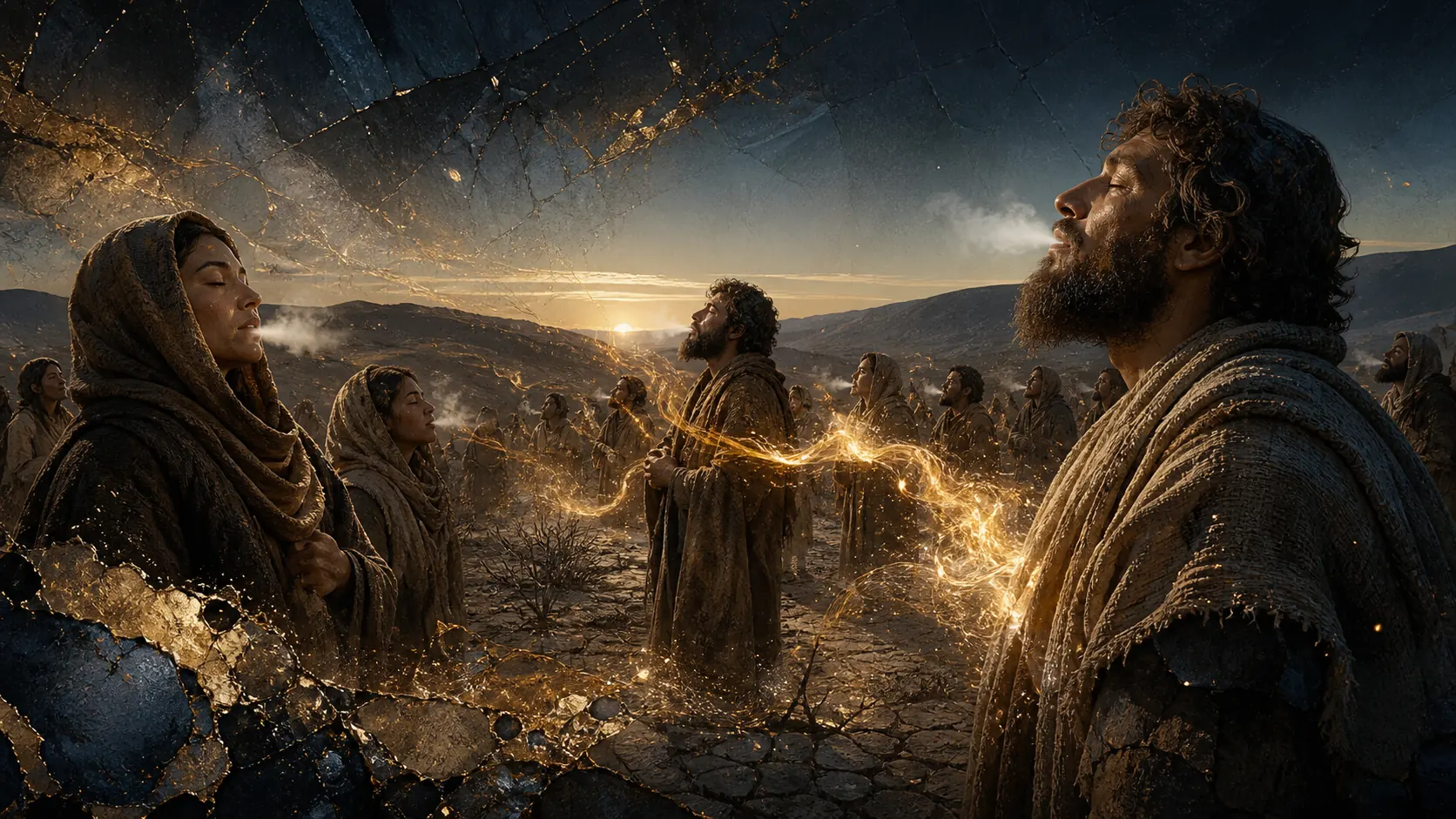 Arte NEXUS 2 para πνεῦμα: O sopro anima pessoas e forma comunidade.